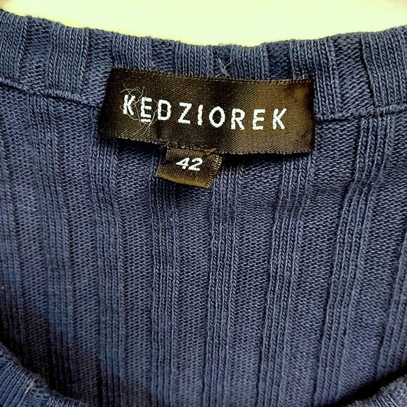 Kedziorek Linen and Cotton Cardigan - Size 38 (US 6/8) - Picture 9 of 10